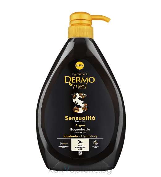 DERMOMED Гель для душа с арганой "SENSUALITY" / SHOWER GEL SENSUALITY ARGAN, 1000 мл