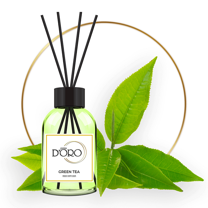 Gamma D'ORO Аромадиффузор для дома Зеленый чай 55 мл GREEN TEA