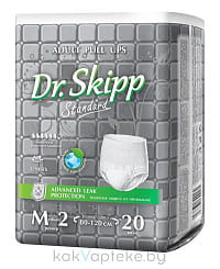 Dr. Skipp Подгузники-трусы для взрослых (Standard, Размер M - 2 (80 - 120 см)) 20 шт.