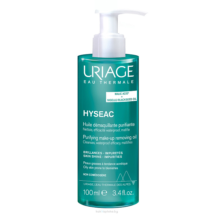 Uriage Очищающее масло для лица HYSEAC HUILE PURIFIANTE, 100 мл