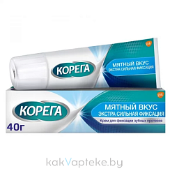 Крем Корега Экстра Сильный мятный 40г