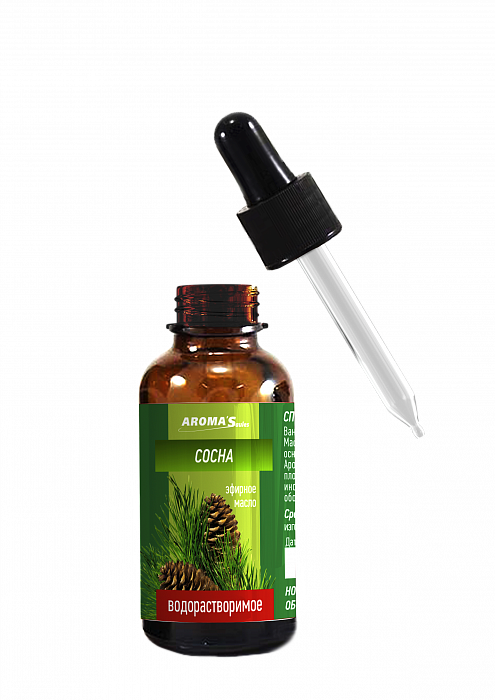 AROMA’Saules Масло эфирное водорастворимое "Сосна",30 мл