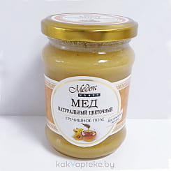 Мед натуральный цветочный «ГРЕЧИШНОЕ ПОЛЕ» 0,350 кг. стекло