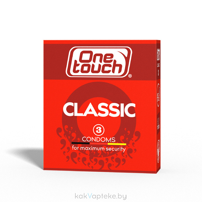 One Touch Classic Презервативы, 3 шт