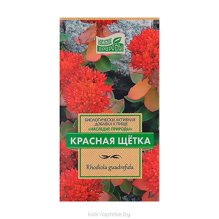 БАД Красная щётка "Наследие природы" (корневище с корнями) 30г