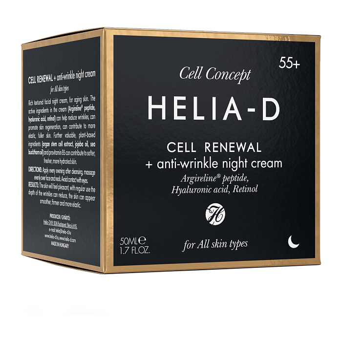 Helia-D Cell Concept «Обновление клеток» Крем ночной против морщин 55+ 50 мл