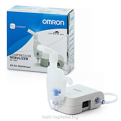 Ингалятор компрессорный портативный OMRON с принадлежностями: модель NE-C803 (NE-C803-E)