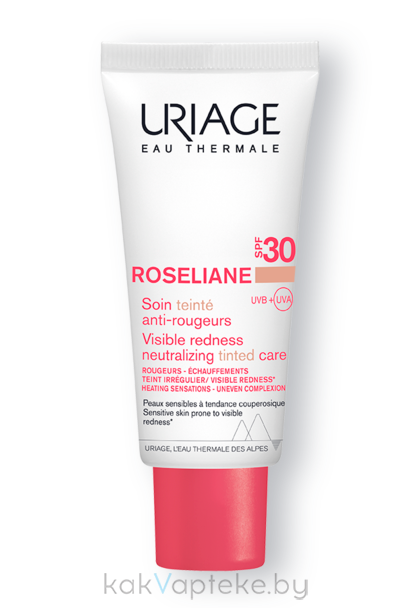Uriage Крем Roseliane CC Cream SPF30, тон Medium 40 мл