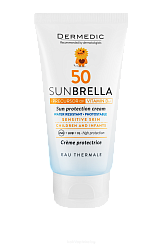 Dermedic SUNBRELLA BABY Солнцезащитный крем д/лица д/детей SPF50(с сод.нано-х частиц ZnO и TiO2) 50г/мл