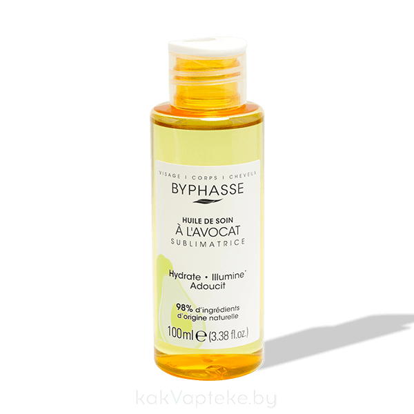 BYPHASSE SUBLIMATRICE Масло для лица, тела и волос АВОКАДО, 100 мл