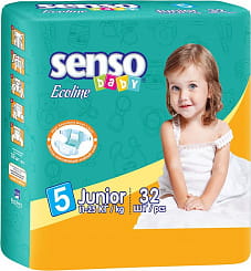 SENSO BABY ECOLINE Подгузники для детей с кремом-бальзамом  D5-32