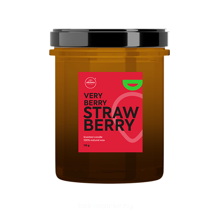 Aroma HOME Свеча ароматизированная для дома MODERN FRUITS Strawberry 230 гр