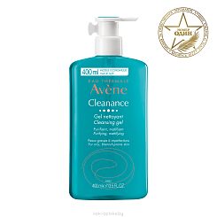AVENE CLEANANCE Очищающий матирующий гель 400 мл AVENE CLEANANCE Очищающий матирующий гель 400 мл