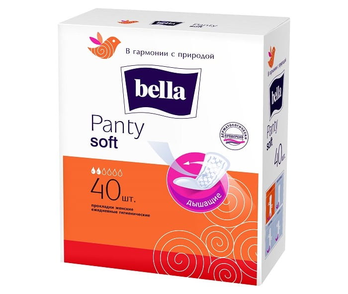 Bella Panty Soft Прокладки женские ежедневные гигиенические 40 шт