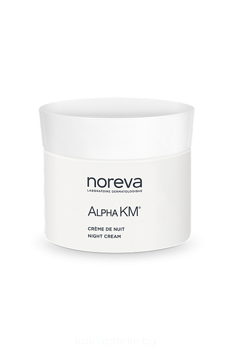 NOREVA АЛЬФА КМ ночной антивозрастной крем, 50 мл