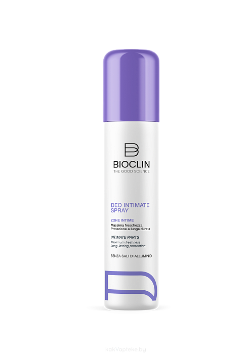 Bioclin DEO INTIMATE Дезодорант-спрей для интимных зон 100 мл