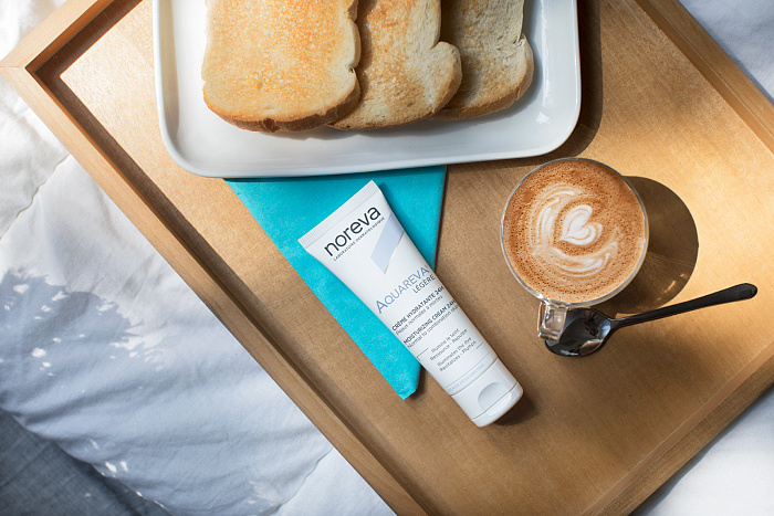 NOREVA АКВАРЕВА Увлажняющий крем для лица 24 ч, легкая текстура, 40 мл