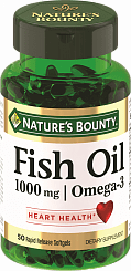 Рыбий жир 1000 мг Омега-3, БАД капс.№ 50