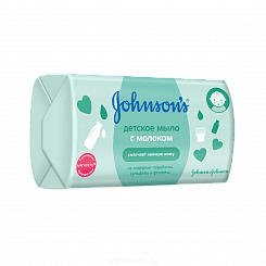 Johnson's Детское мыло с молоком, 100 г