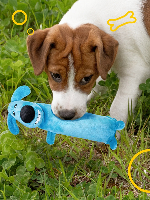 FANCY PETS Игрушка для собак, "Собака Хрустик", 29 см,арт.FPS17