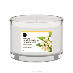 Aroma HOME Ароматизированная свеча в стекле SCENTED CANDLE ORANGE BLOSSOM AND EUCALYPTUS,115 гр