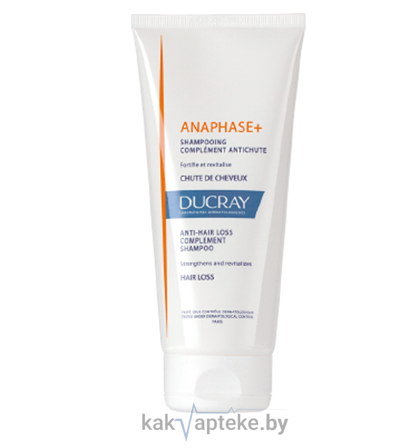 DUCRAY ANAPHASE + Шампунь для ухода за ослабленными, выпадающими волосами 200 мл