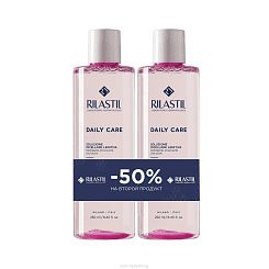 Н-р Rilastil DAILY CARE Усп.миц. вода д/снят мак.с лица и глаз д/чув.и скл. к алл. кожи1+1,250мл2шт