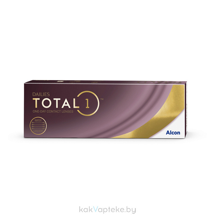 Линзы контактные мягкие DAILIES TOTAL 1 1шт