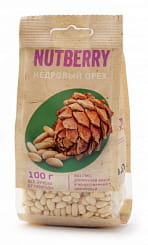 NUTBERRY Ядра кедрового ореха сушеные, 100 г