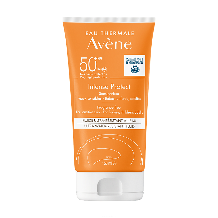 AVENE Intense Protect Ультра - водостойкий солнцезащитный флюид SPF50+ 150 мл