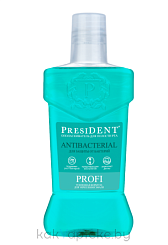 PRESIDENT PROFI Ополаскиватель для полости рта Antibacterial, 250 мл
