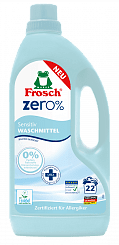 FROSCH ZERO% (Фрош Зеро 0%) Концентрированное жидкое средство для стирки Сенситив, 1.5 л
