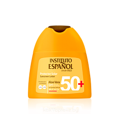 INSTITUTO ESPANOL Солнцезащитный влагостойкий легкий лосьон с Алоэ Вера SPF50+ / SUNSCREEN LOTION ALOE VERA SPF50+, 100мл