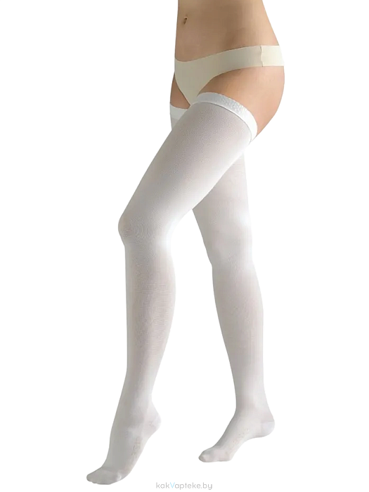 Чулки бедренные антиварикозные AVICENUM/АВИЦЕНУМ ANTI-TROMBO/АНТИ-ТРОМБО PREMIUM (резинка, смотровое отверстие), р-р M