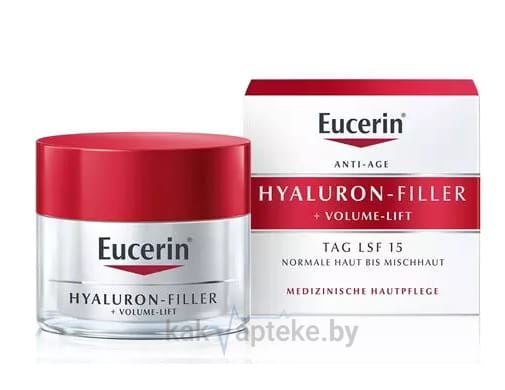 Eucerin Hyaluron-Filler + Volume Lift Крем для дневного ухода за нормальной и комбинированной кожей, 50 мл