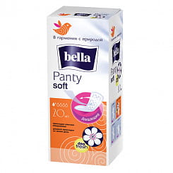 Bella Panty Soft deo fresh Прокладки женские гигиенические ежедневные (бел. упак.) 20 шт