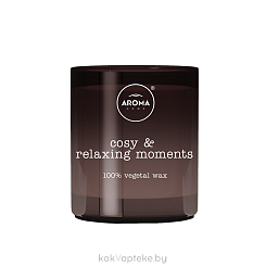 Aroma HOME Свеча ароматизированная для дома GRADIENT COSY&RELAXING MOMENTS, 160 гр