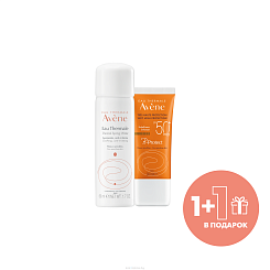 Набор AVENE 1+1 солнцезащитный флюид B-Protect 30 мл + термальная вода 50 мл