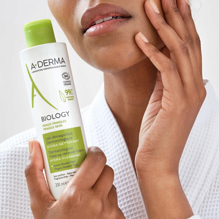 A-DERMA BIOLOGY дерматологический лосьон для снятия макияжа 200 мл