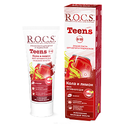 ROCS Teens Зубная паста для детей и подростков (8-18 лет) 