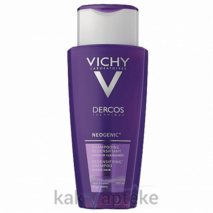 Vichy Dercos Technique Шампунь-уход Успокаивающий д/чувст.кожи головы д/норм. и жирн. волос 200 мл