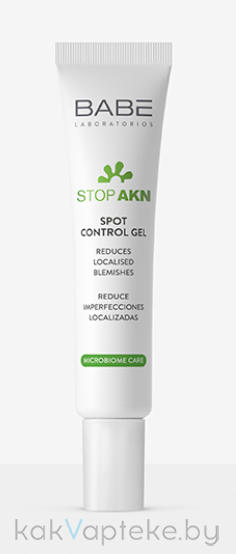 "LABORATORIOS BABE" STOP AKN Гель против акне локального применения, 8 мл