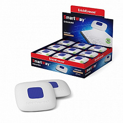 Erich Krause Ластик с пластиковым держателем  Smart Square, пакет