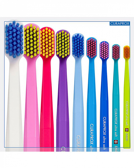 Curaprox Зубная щетка для взрослых ("ultrasoft", ультрамягкая, d 0,10 мм)
