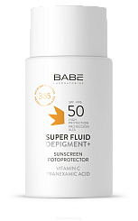 LABORATORIOS ВАВЕ Депигментирующий солнцезащитный суперфлюид для лица SPF50 / SUPERFLUID DEPIGMENT+ FOTOPROTECTOR SPF50, 50мл