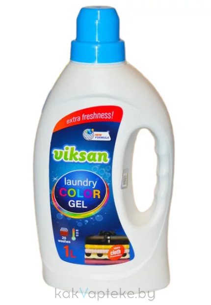 VIKSAN Средство для стирки жидкое "Гель VIKSAN Color", 1л