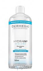 Dermedic HYDRAIN3 HIALURO мицеллярная вода H2O 500мл