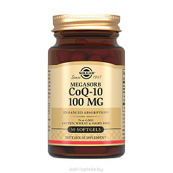 Solgar Коэнзим Q-10 100 мг, БАД капсулы №30
