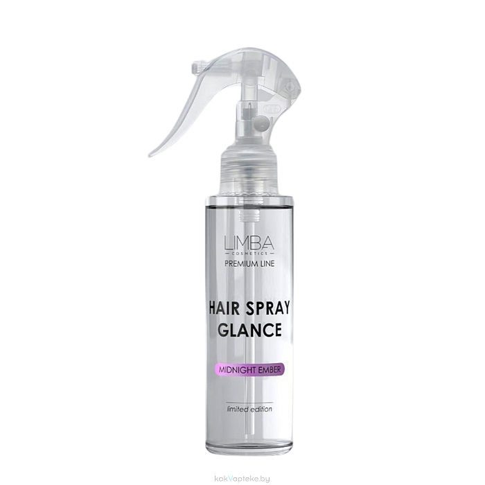 Limba Cosmetics Спрей для волос Premium Line Spray Glance Midnight Ember, 120 мл