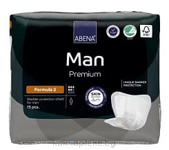Abena Man Premium Прокладки одноразовые для взрослых (урологические) Formula 2, 15 шт